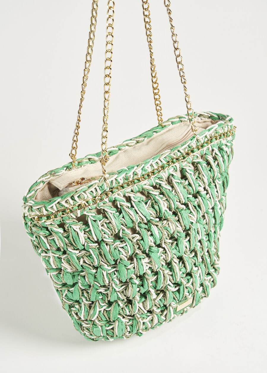 Borsa shopping intrecciata Bosa VIOLA MAGENTAVERDE GARDEN Donna , immagine n. 2