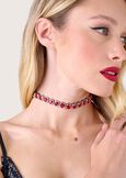 Guadalupa crystals choker necklace ROSSO PAPAVERO Woman image number 1