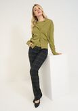 Cardigan Chiara in lana cashmere ROSSO BORDEAUXVERDE Donna immagine n. 4