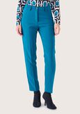 Kate technical fabric trousers BLUE COLONIAL Woman image number 2