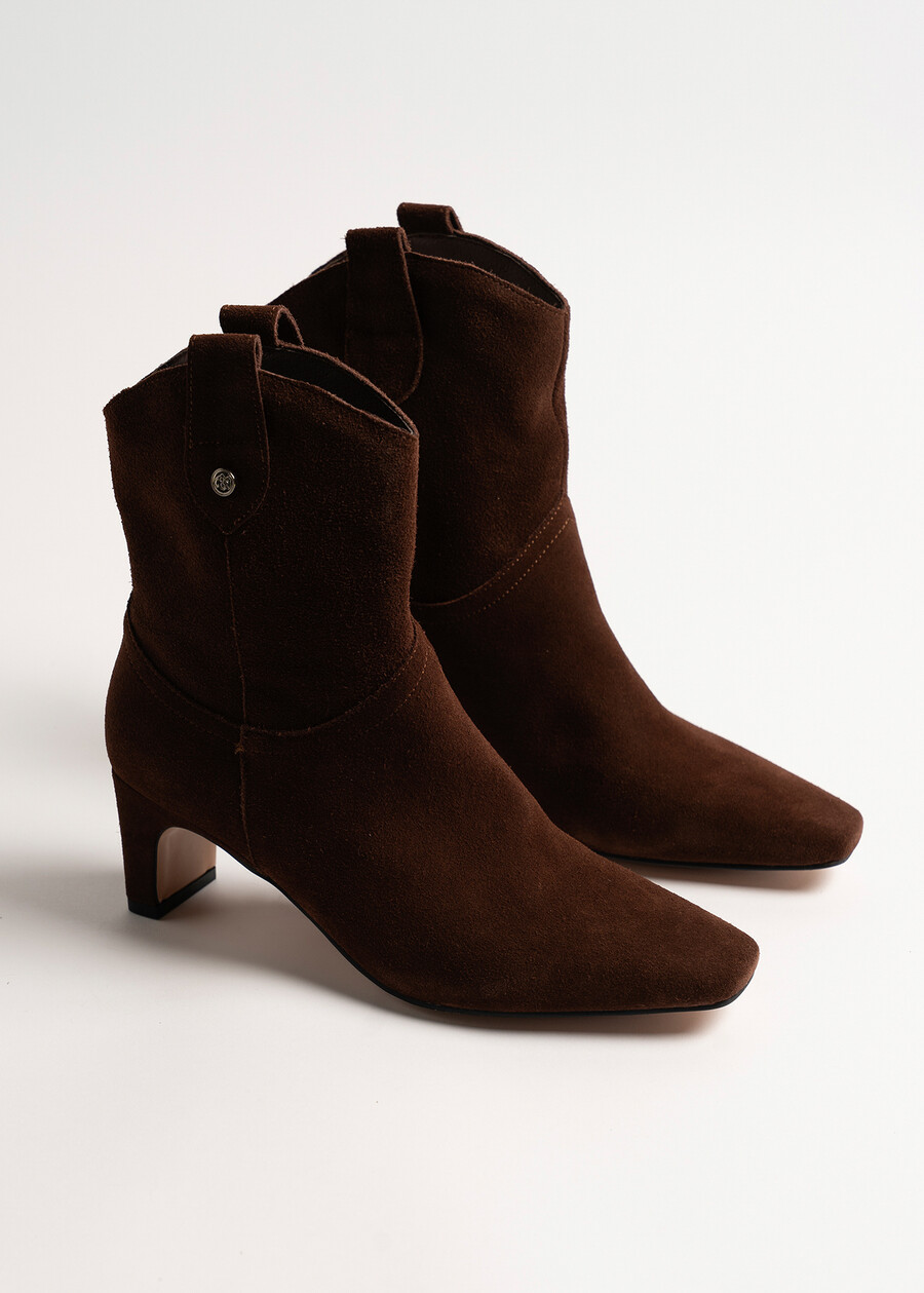 Stivali Senea in vero camoscio MARRONE CAFFE Donna , immagine n. 3