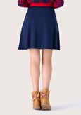 Gaya knitted full skirt BLUE OLTREMARE  Woman image number 4