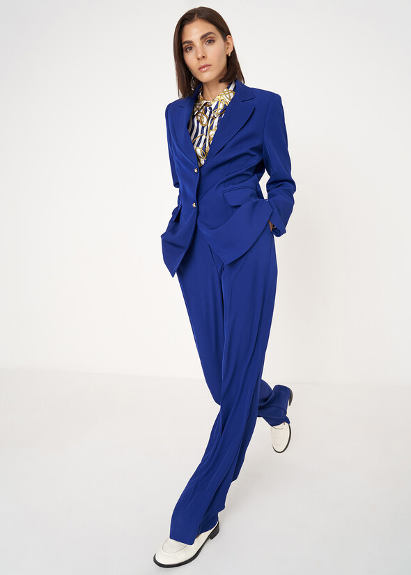 Pantalone Giorgia a palazzo BLU ELETTRICO Donna null