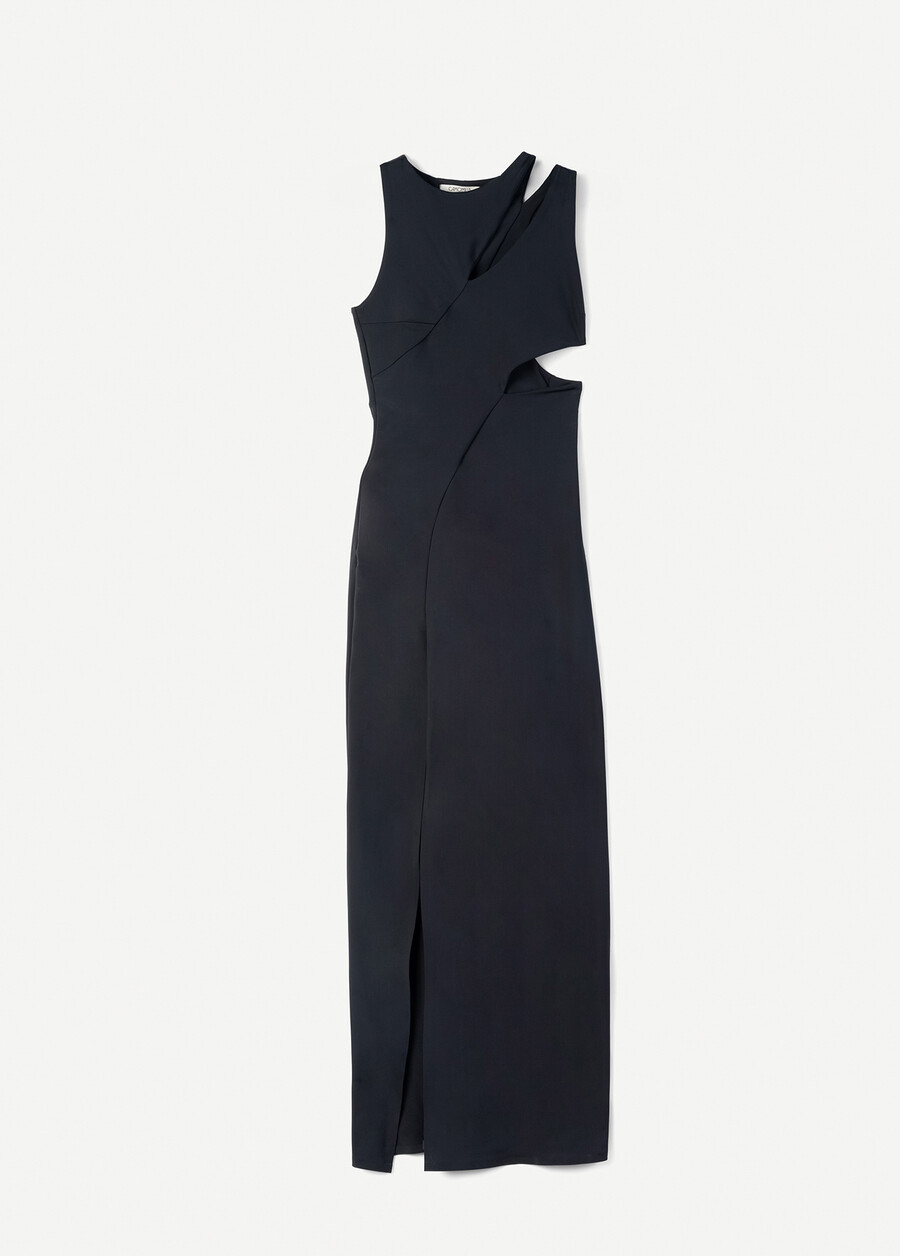 Aldy long dress NERO BLACK Woman , image number 4
