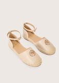 Smaly eco-leather and straw espadrilles BEIGE SAFARI Woman image number 1