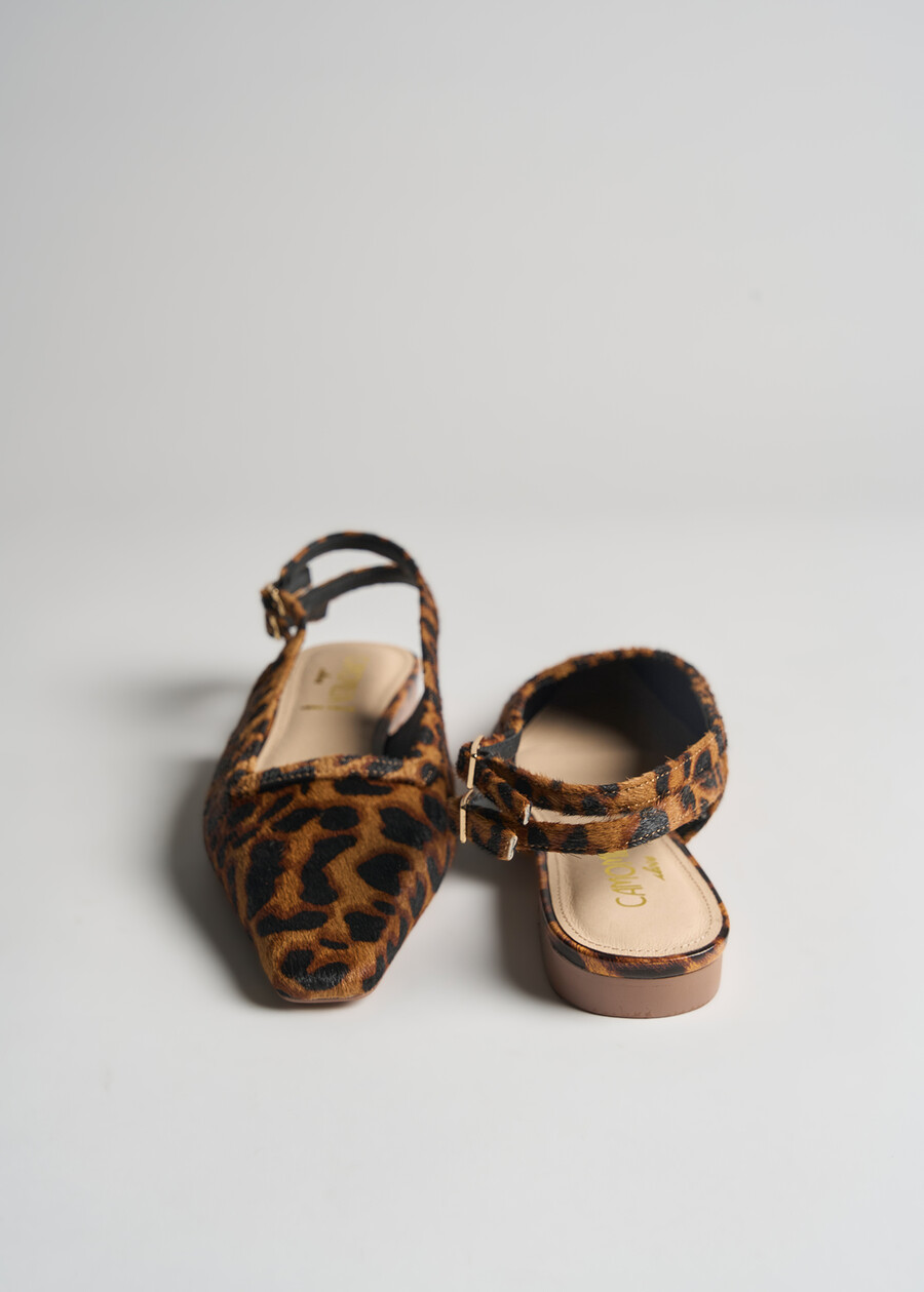 Shana animalier slingbacks NERO BLACK Woman , image number 4