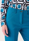 Kate technical fabric trousers BLUE COLONIAL Woman image number 3