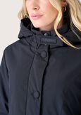 Path technical fabric down jacket NERO BLACKVERDE OLIVA Woman image number 2