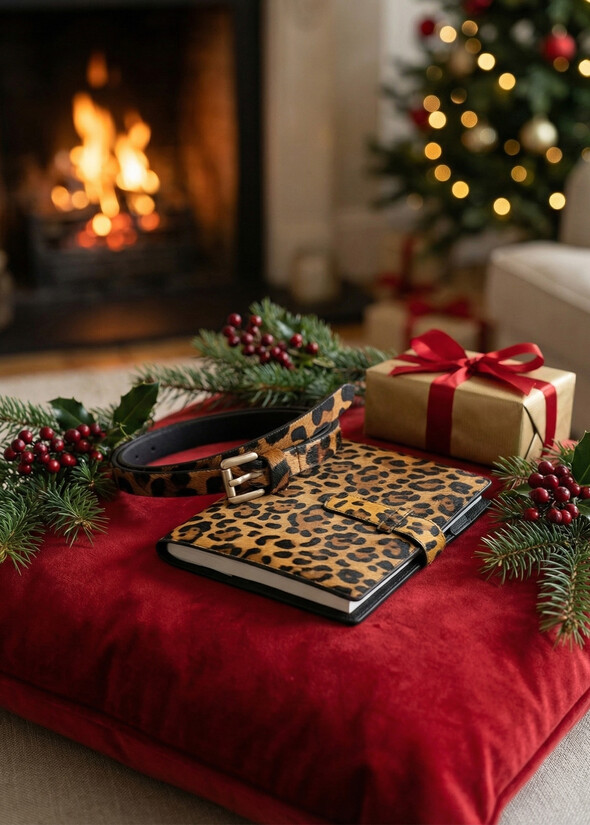 Gift Idea – Leopard-Print Planner e Animalier Pony NERO BLACK Woman null