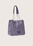 Mini Miss polka dot shopping bag BLUE OLTREMARE  Woman image number 1