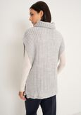 Maglia smanicata Morgana con paillettes GRIGIO PERLA Donna immagine n. 4
