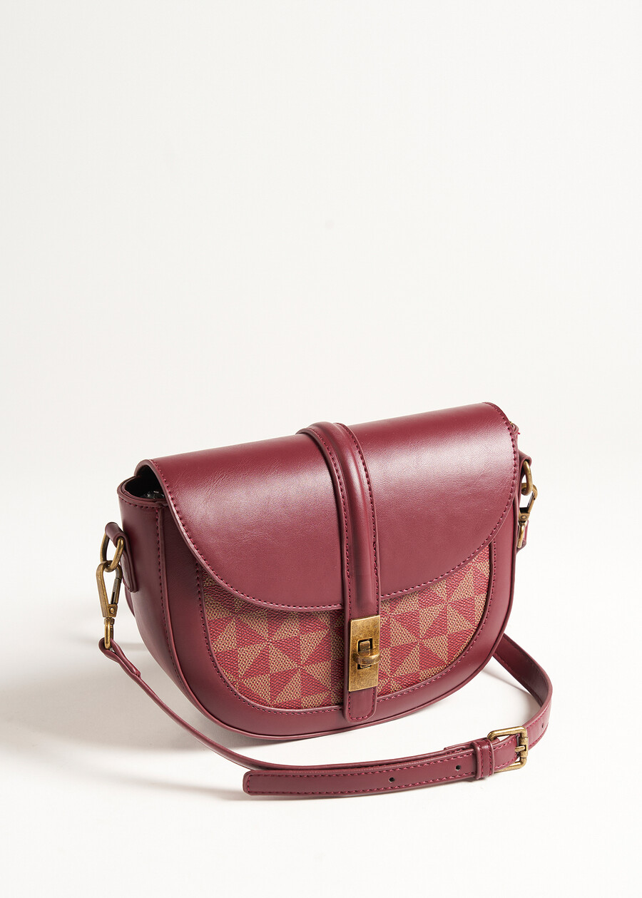 Tracolla Bonye fantasia geometrica ROSSO CHIANTI Donna , immagine n. 2