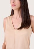Carla crepe top GOLD Woman image number 2