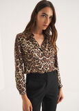 Alessia-A satin shirt BEIGE LIGHT BEIGE Woman image number 1