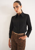 Cynthia taffeta shirt NERO BLACK Woman image number 1