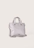 Bessie eco-leather shopping bag GRIG SILVER GOLD Woman image number 1
