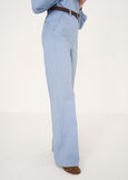 Pantalone Clair in cotone CELESTE FIORDALISOBEIGE Donna immagine n. 3