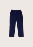Pepa velvet trousers BLU LAGUNA Woman image number 6