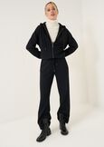 Pantaloni jogger Paddy con strass NERO Donna immagine n. 1