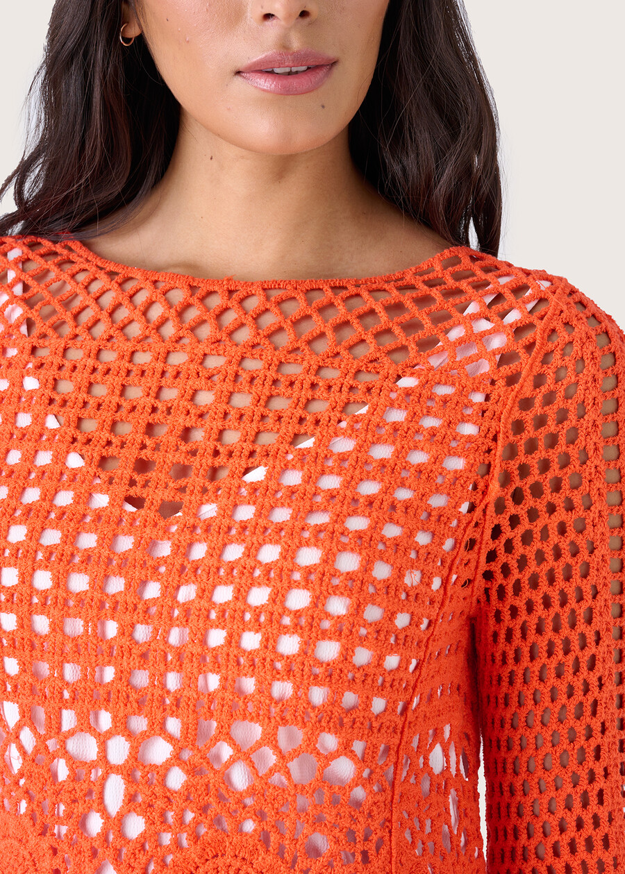 Maia 100% cotton jersey ARANCIO SUNRISE Woman , image number 2