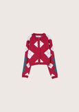 Monkey cardigan style jersey for girls ROSSO CARPET Woman image number 5