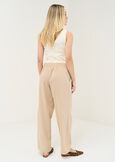 Patrics wide-leg trousers BEIGE Woman image number 4