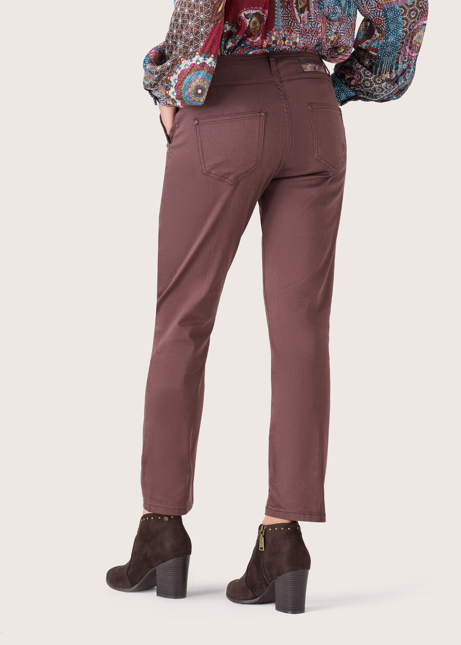 Dominik skinny trousers MARRONE CASTAGNA Woman , image number 4