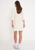 Aloe knitted dress BIANCO BURRO Woman image number 3