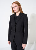 Giacca Giselle monopetto bi-stretch NERO BLACKBEIGE GESSOBLU Donna immagine n. 2