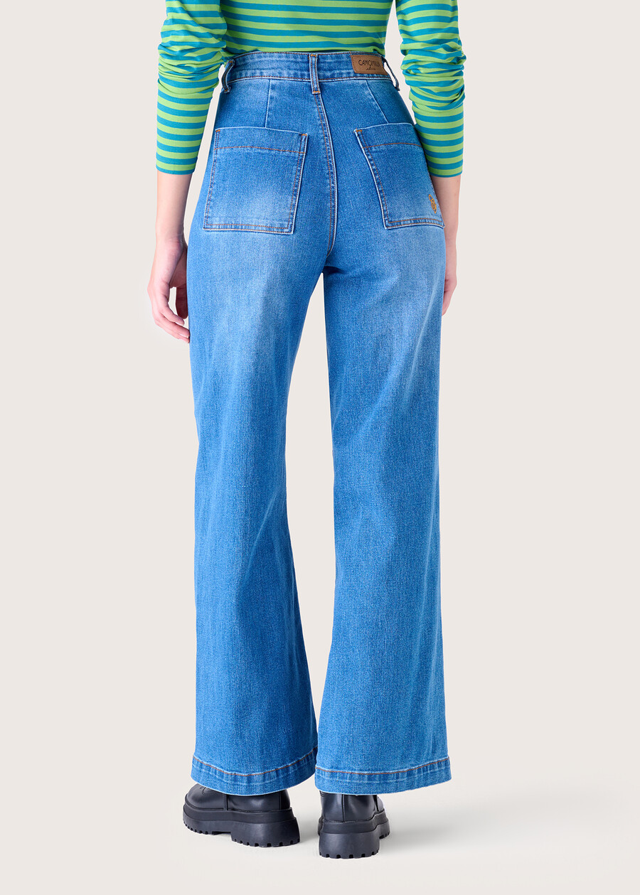 Pantalone Daisy in denim di cotone DENIM Donna , immagine n. 4
