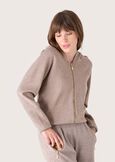 Caris knitted cardigan BEIGE DOESKIN Woman image number 2