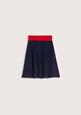 Gaya knitted full skirt BLUE OLTREMARE  Woman image number 6