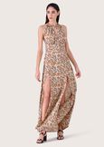 Abito lungo Abel 100% viscosa ARANCIO SUNRISE Donna immagine n. 2