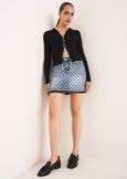 Maglia Melissa con laccetto strass NERO BLACK Donna immagine n. 4