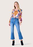 Jacque cotton denim trousers DENIM Woman image number 1