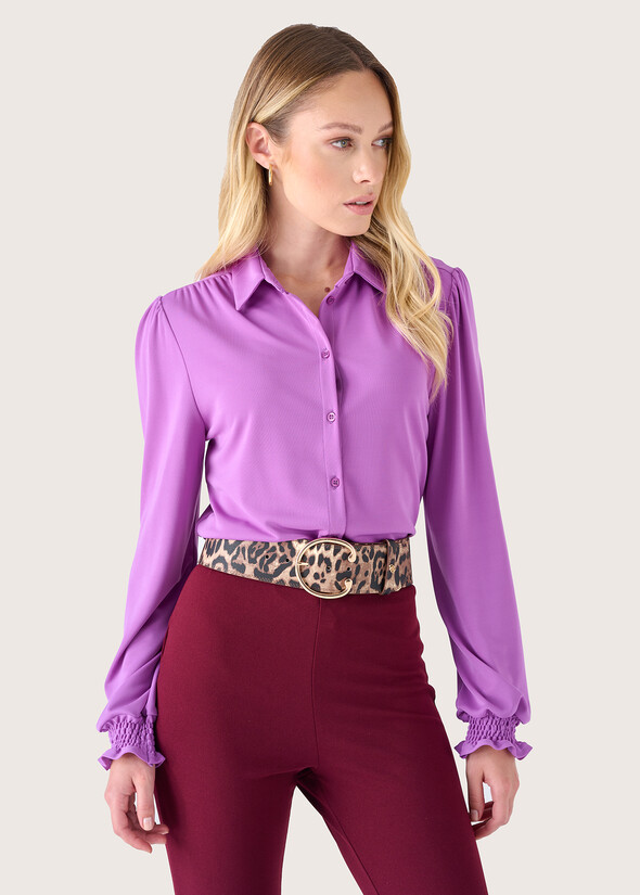 Camicia Calliope in jersey VIOLA FRESIAGRIGIO CLOUD Donna null