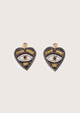 Graziella heart earrings  Woman image number 2