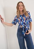 Camicia Solera Nodo Fantasia BLU Donna immagine n. 1