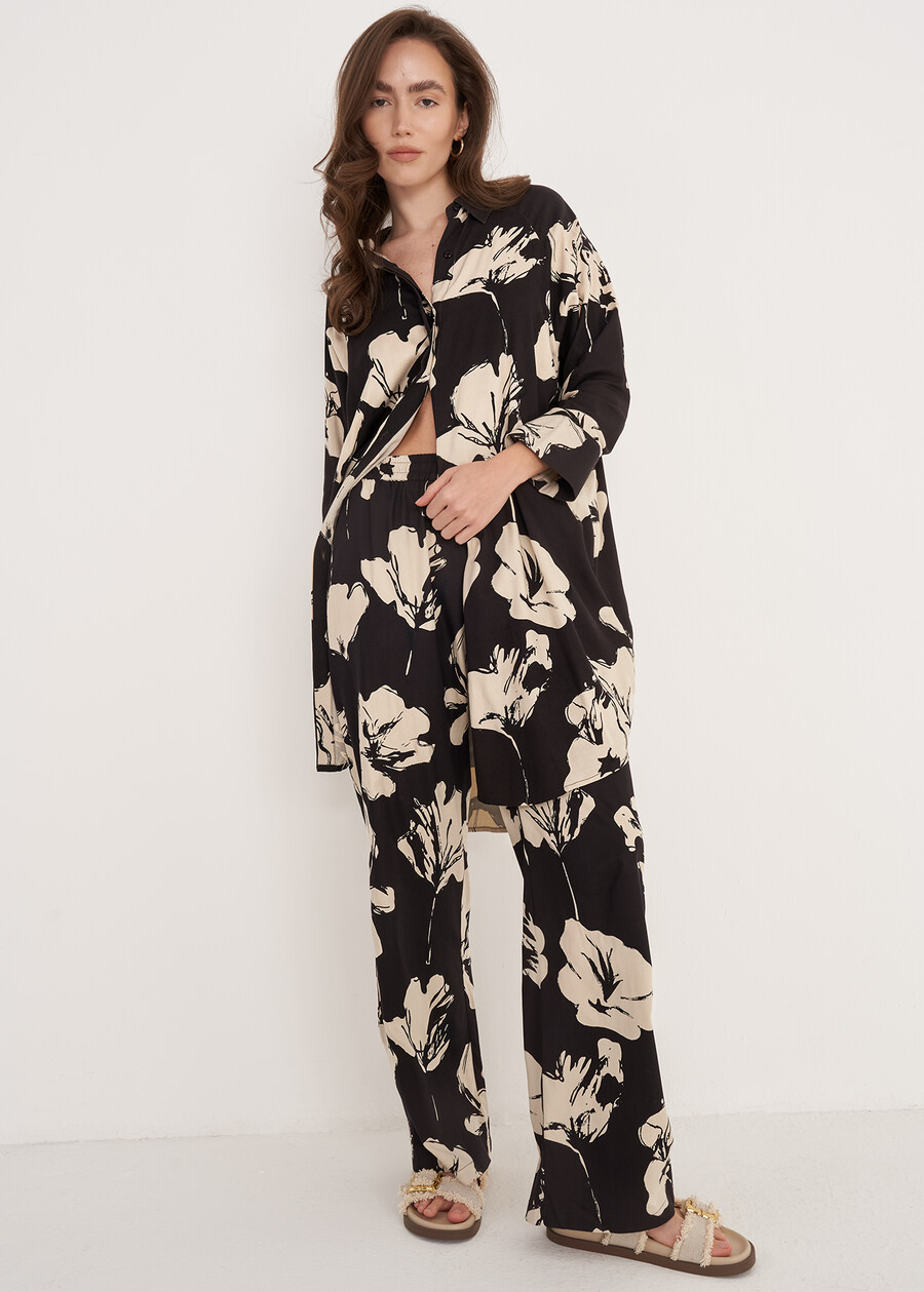 Cala Floral Print Shirt MARRONE JAVA Woman , image number 4