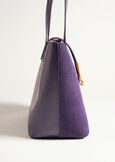 Betty faux leather and suede shopping bag NERO BLACKVIOLA PRUGNA Woman image number 4