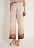 Peter Printed Viscose Trousers BEIGE LIGHT BEIGE Woman image number 2