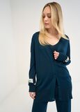 Cliff lurex knit cardigan AZZURO AZZURRO Woman image number 1