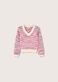 Maglia Sorbo in filato multicolor ROSA SILK Donna immagine n. 5