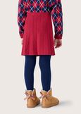 Gery knitted skirt for girls ROSSO CARPET Woman image number 4