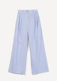 Pantaloni Paros cotone a righe BIANCO WHITE Donna immagine n. 5
