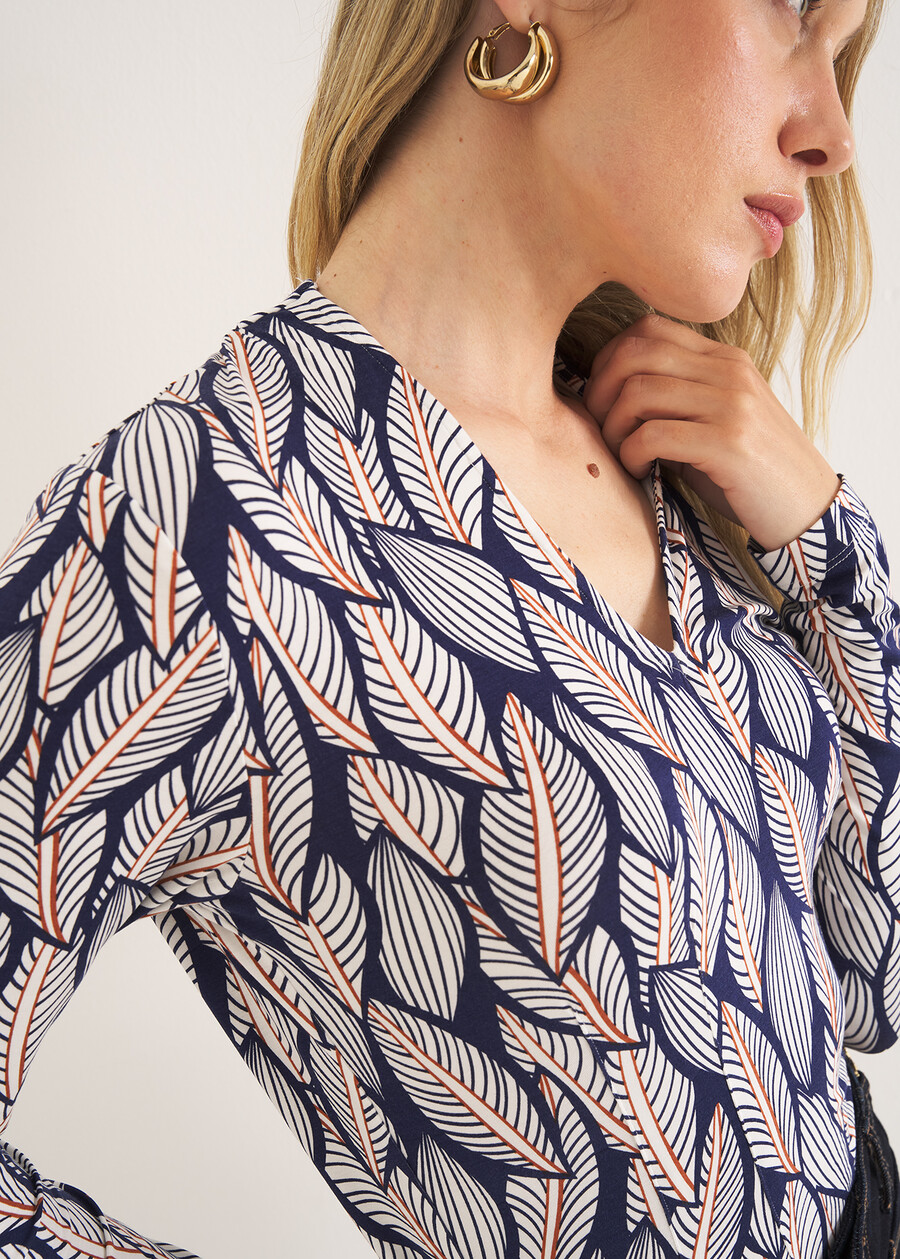 T-shirt Sabry con stampa BLU Donna , immagine n. 2