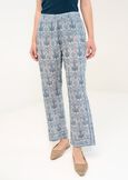 Pantaloni Pablo stampati CELESTE FIORDALISO Donna immagine n. 2