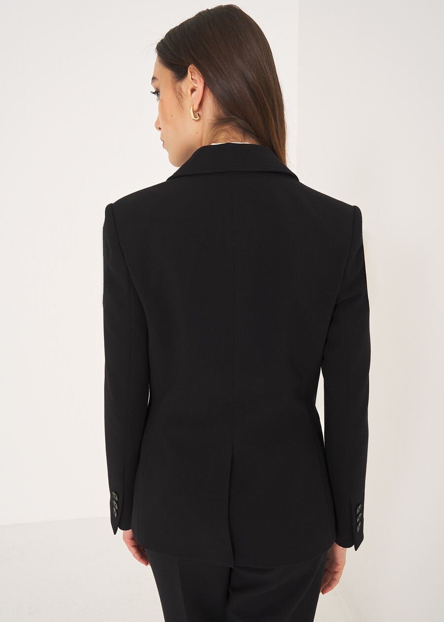 Travel Jacket with patch pockets NERO BLACK Woman , image number 3