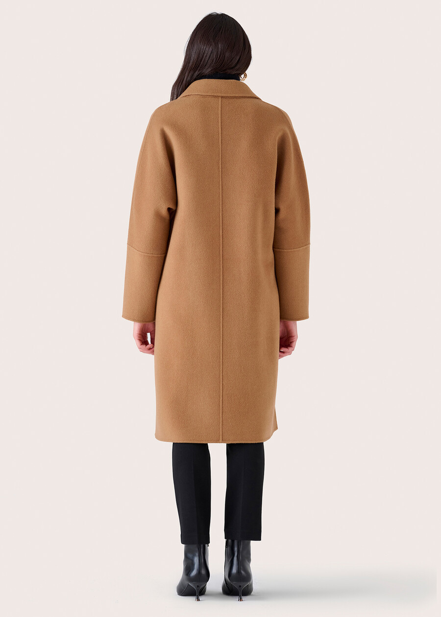 Corinne 100% woolen coat NERO BLACKBEIGE CAMMELLO Woman , image number 5