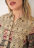 Cruise ethnic shirt BEIGE LATTE Woman image number 2